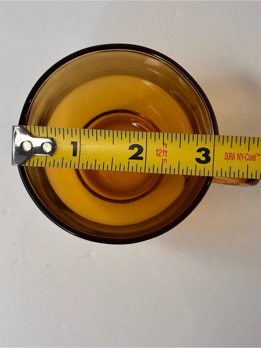 Vtg  1980’s Tiara Amber Glass Pig Snack Plates and Cups in Original Box Set Of 2